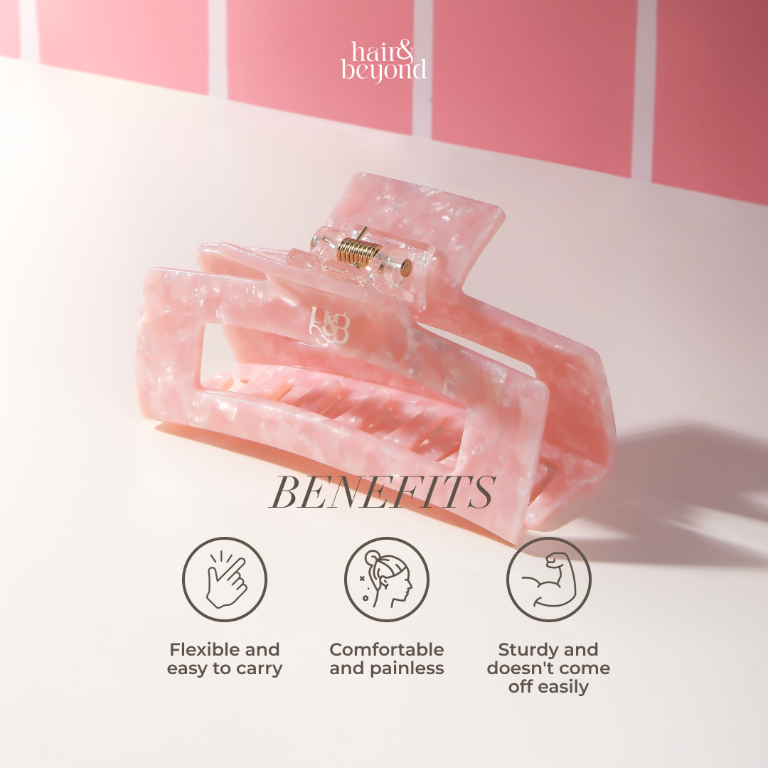 HAIR AND BEYOND Premium Acetate Hair Claw