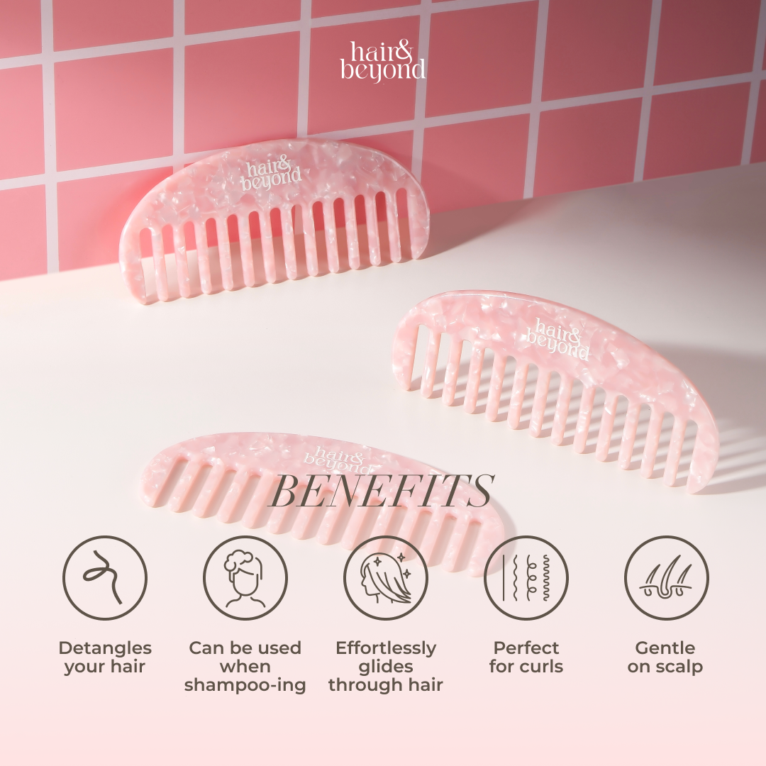 HAIR AND BEYOND Silky Acetate Comb