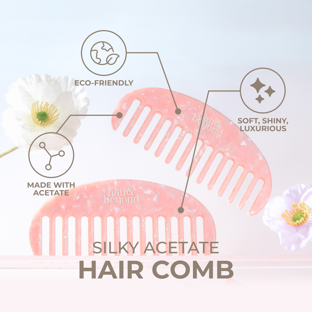 HAIR AND BEYOND Silky Acetate Comb