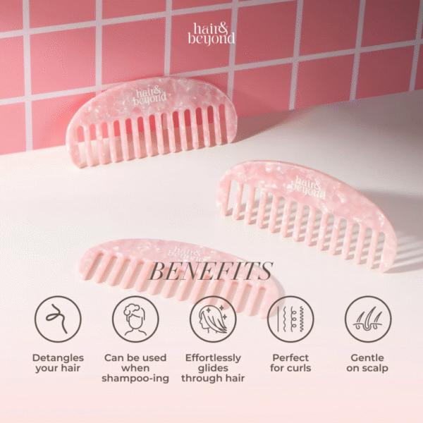 Acetate Hair Comb - Image 2